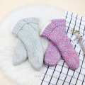 Bead piece of yarn sherpa socks